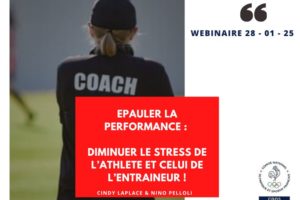 Photo du webinaire gestion du stress entraineur et sportif