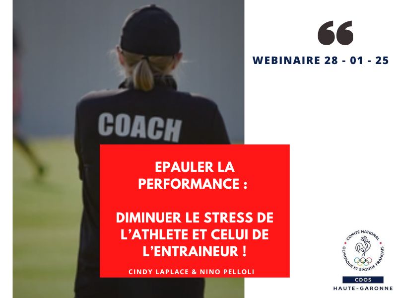 Photo du webinaire gestion du stress entraineur et sportif