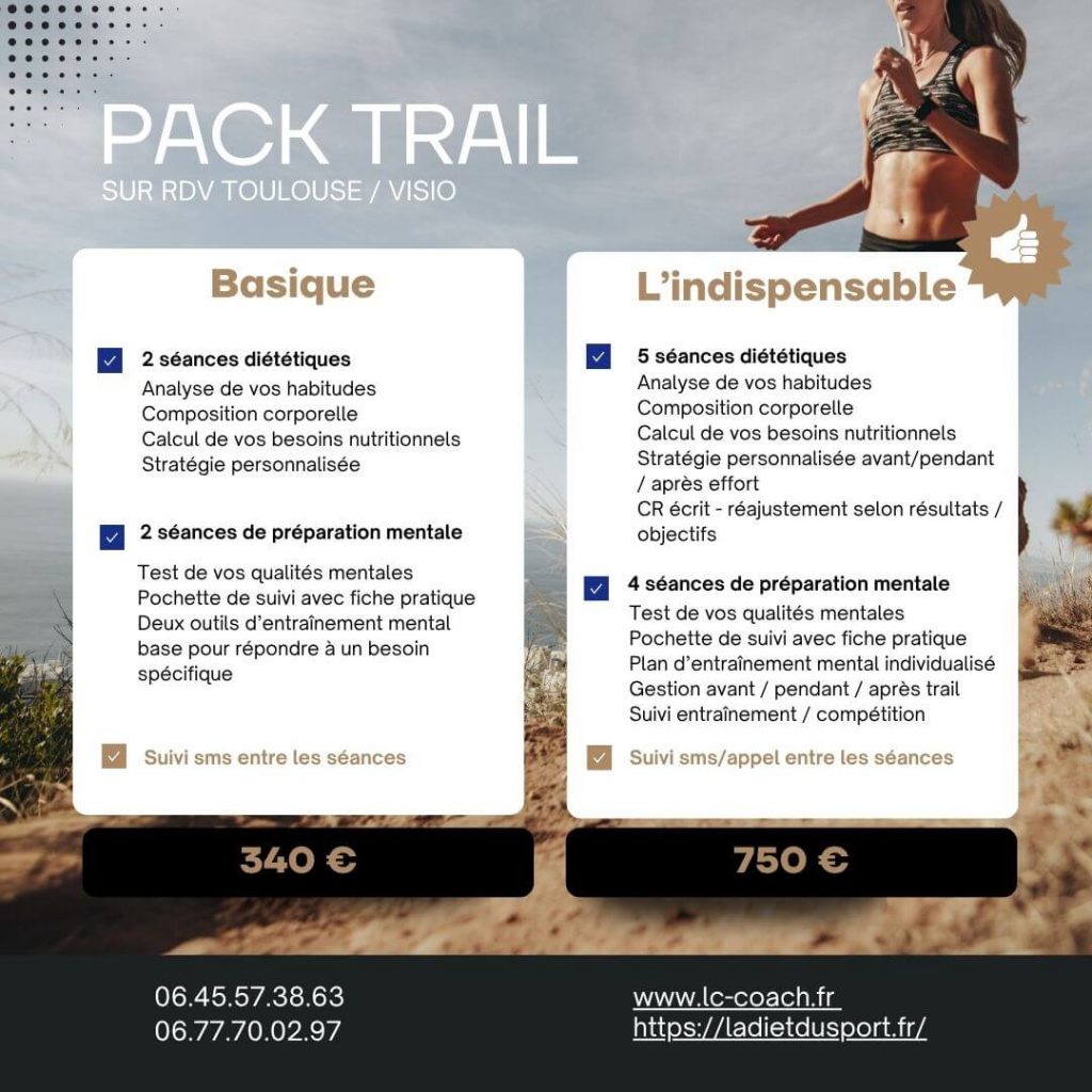 Pack suivi pour performer en trail