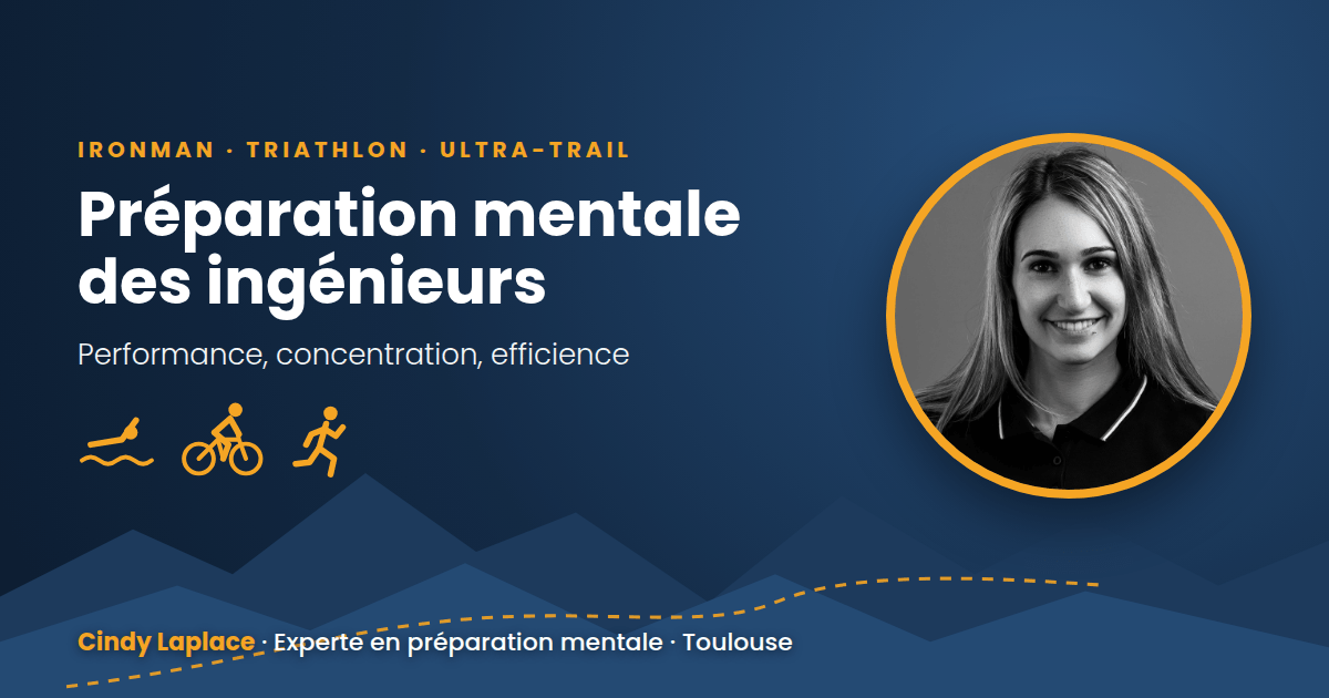 indy Laplace, experte en préparation mentale à Toulouse, accompagne les ingénieurs en Ironman, triathlon et ultra-trail